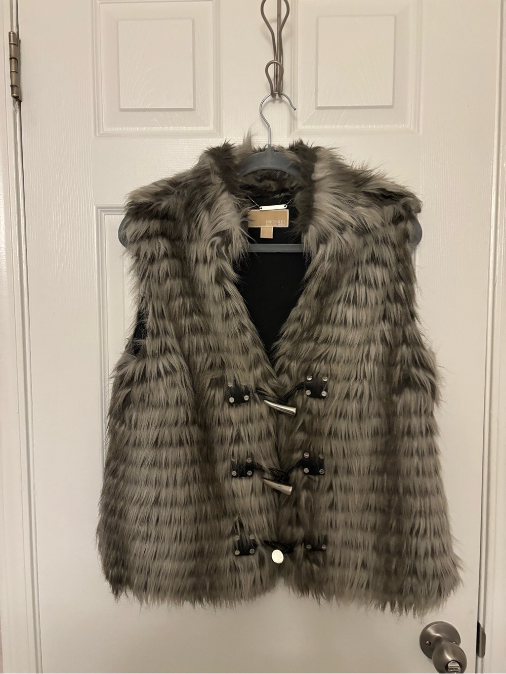 Michael Kors Faux Fur Vest - Size Large